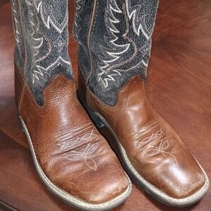 Brown Leather Cowboy Boots